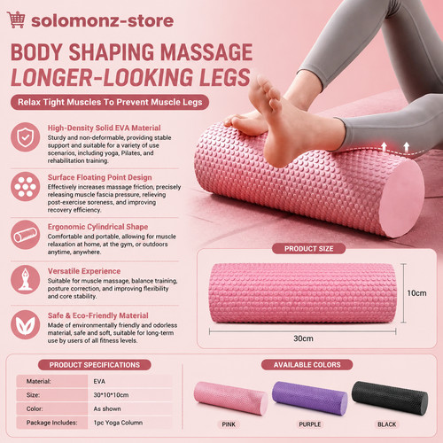 Eva foam yoga roller - eva,