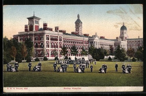 Postcard netley hospital - hospital,
