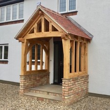 Solid Oak Porch