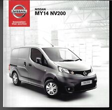 Nissan NV200 2014-2015 UK Market Sales Brochure Van Combi 1.5 dCi 90 110
