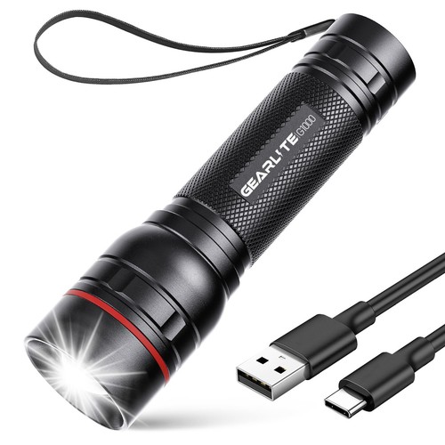 Rechargeable led torch 2000lm - led,