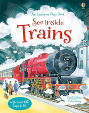 See Inside Trains (Usborne See Inside) by Emily Bone Book The Cheap Fast Free