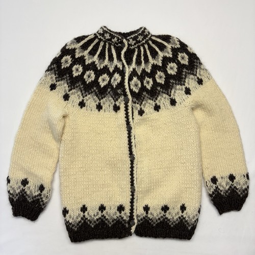 Vintage nordic hand knit wool - nordic,