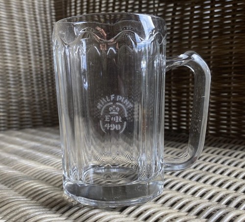 Vintage half pint glass pub - vintage,