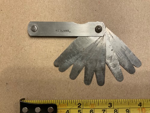 Weslake feeler gauge - weslake,