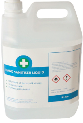 Liquid hand sanitiser ltr - liquid, 5
