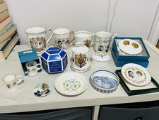 Various Prince Charles Lady Diana Wedding Memorabilia Coalport Aynsley Wedgewood