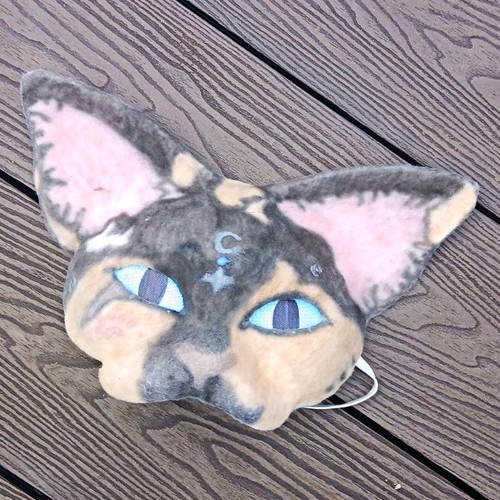 Therian mask tortishell cat - therian,