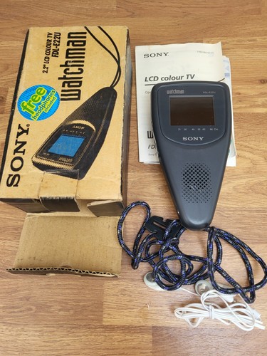 Vintage sony watchman fdl e22u - sony,