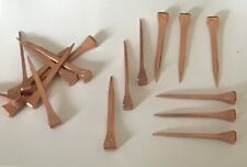 14 X Copper Horseshoe Nails