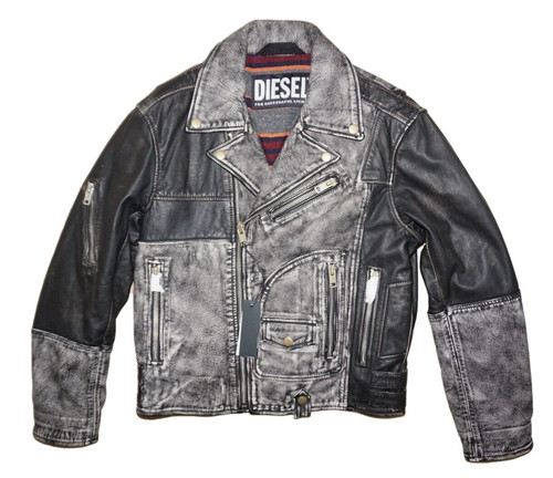 Diesel conway leather jacket - diesel,