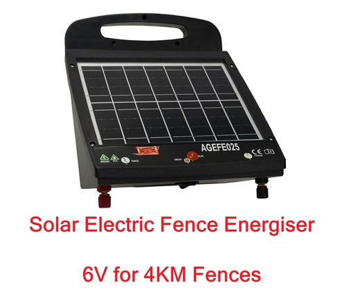 Solar electric fence energiser - fence,