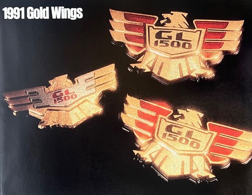 1991 honda gl1500 - gold, wing