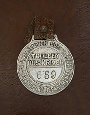 Vintage Wolverhamton Trolley Bus Badge