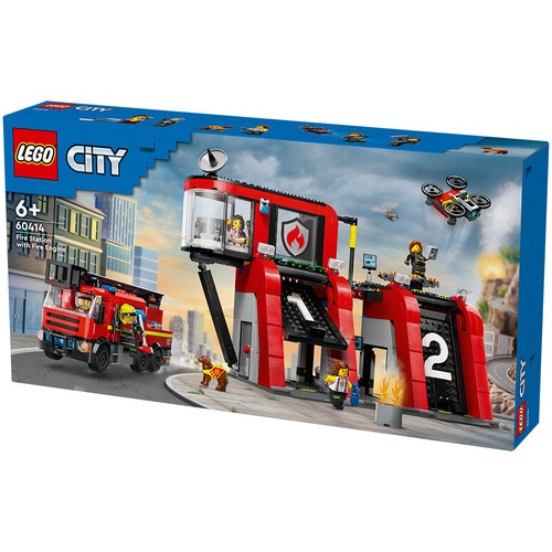 Lego city fire station - city,