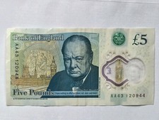 AA43 120944 £5 Five Pound