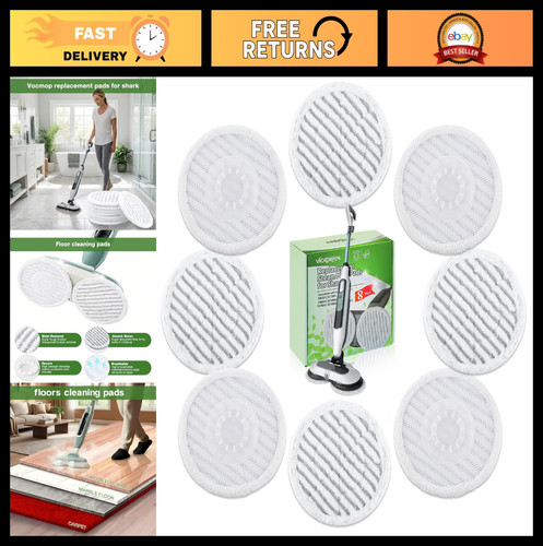 Pack steam mop - 8, replacement