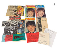 Reproduction Beatles Memorabilia Fanclub Memorabilia