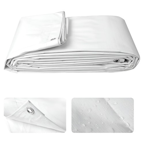 White heavy duty - heavy, tarpaulin