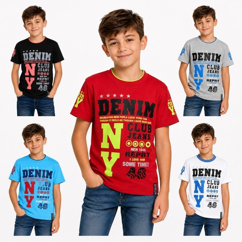 Boys kids shirt short - t-shirt,