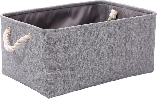 Small grey fabric storage - small,
