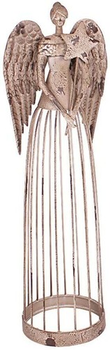 Antiqued metal garden - antiqued,