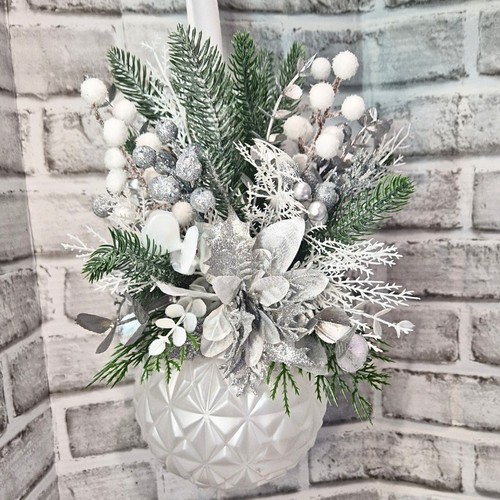 Luxury silver and - silver, white
