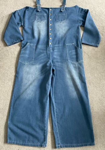 Ladies denim jumpsuit - ladies,
