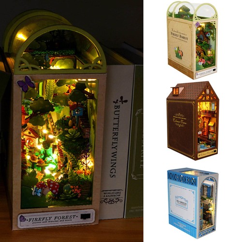 Wooden book nook kit - wooden,