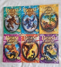 6 x Beast Quest Paperbacks With Collector's Cards by Adam Blade