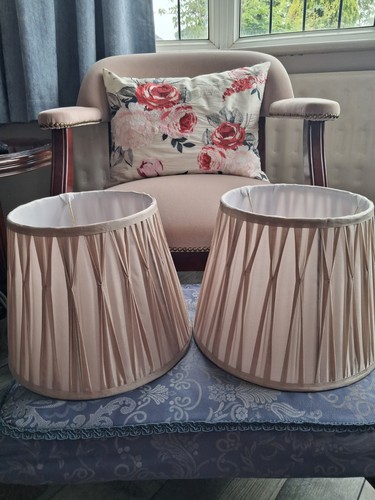 Gold lamp shades - 2,