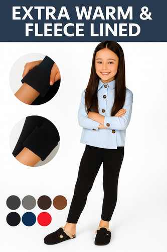 Winter kids leggings thick - leggings,