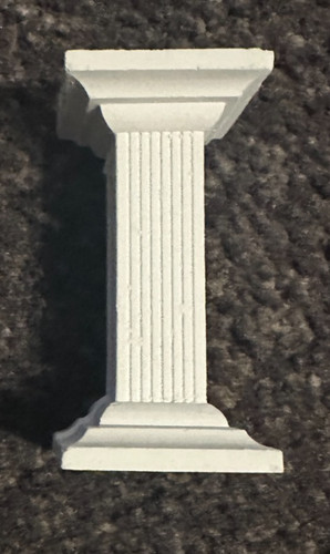 Plaster wedding cake columns - plaster,