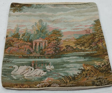 Vintage French Beautiful Pond  Scene Home Decor Wall Hanging Tapestry 49x48 cm
