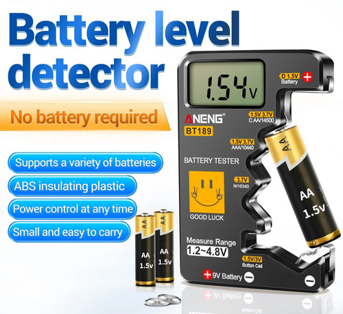 Battery tester - (black)battery,