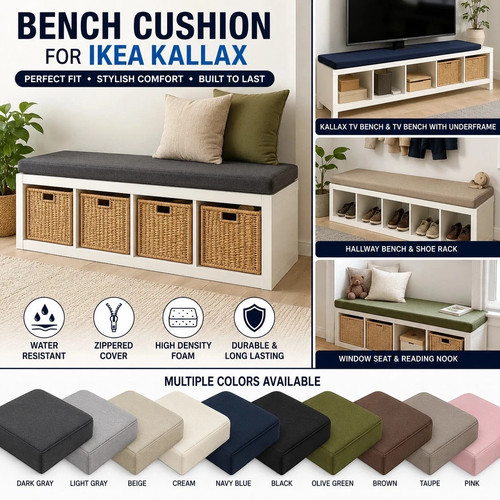 Ikea kallax bench cushion - ikea, seat