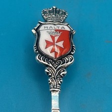 Vintage malta souvenir spoon - malta,