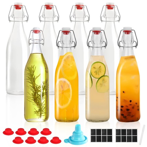 Glass bottles with stoppers - bottles,