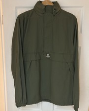 Slam City Skates London Quarter Zip Shell Jacket Men's Size M polar butter