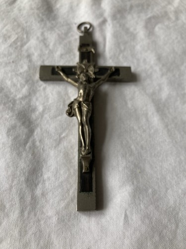 Large antique crucifix - antique,