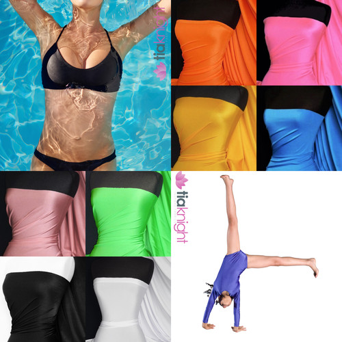Shiny nylon swim spandex - shiny, way