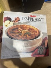 Aladdin Tempreserve 9“ Pyrex Plate New Boxed Insulated Bowl HotCold Container