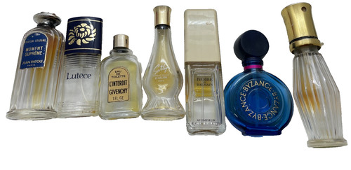 Vintage empty perfume bottles - vintage,