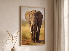 Elephant Wall Art Print -