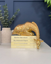 Detailed Gold Giraffe Ornament