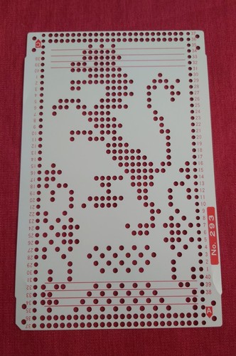 Punchcard from the - a,