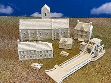 Pegasus Bridge Cafe Gondree Church Town Hall House Benouville Normandy 6mm WW2