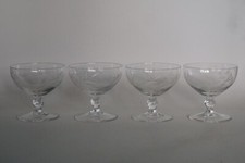 Set of 4 Cut and Etched Mid