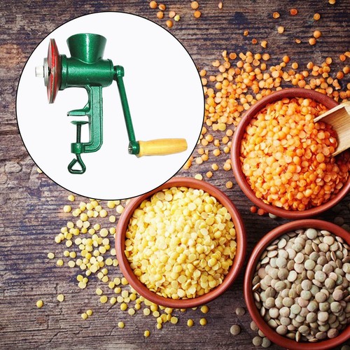 Hand crank grain mill - hand,