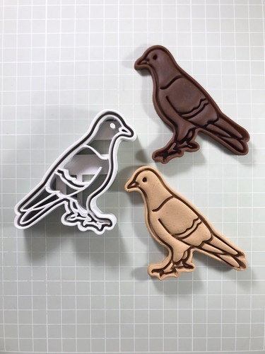 Pigeon bird fondant pastry - pigeon,, fondant,